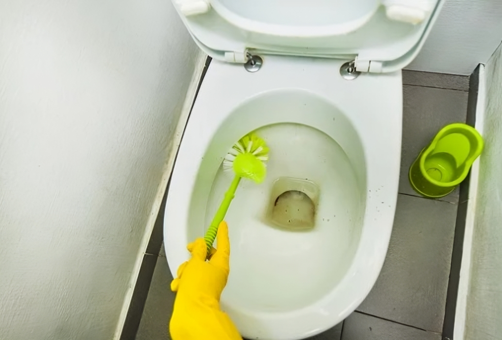 Enlever les taches de rouille des toilettes en 5 minutes ainsi le calcaire nettoyage cuvette WC