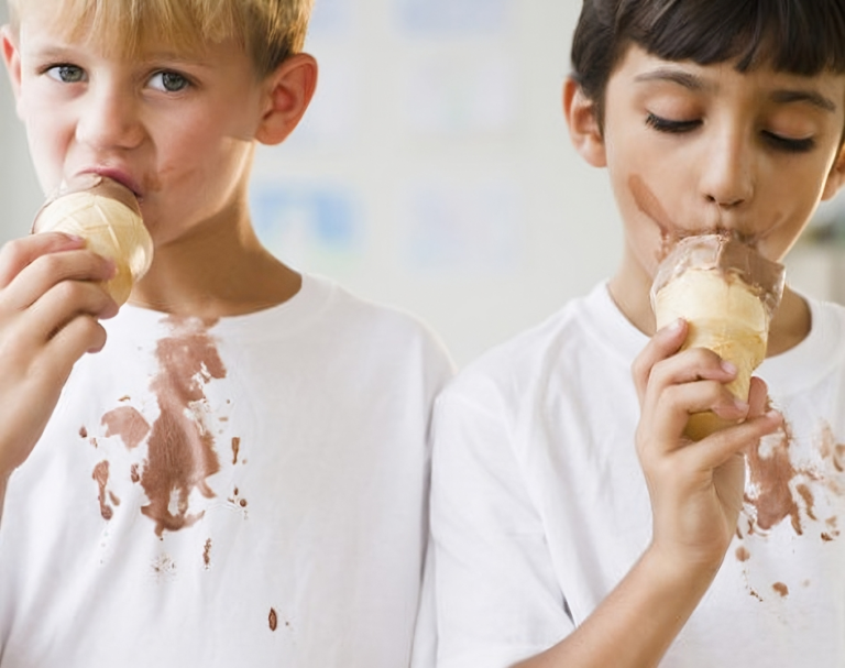 enlever les taches de chocolat