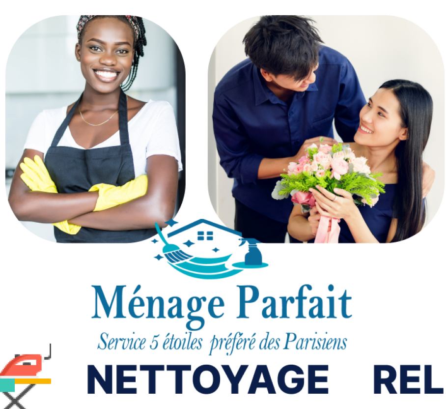 logo and profile image menage parfait