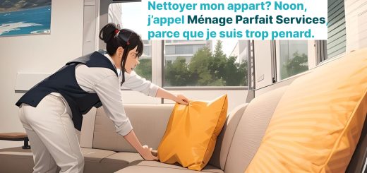 Ménage Parfait team cleaning a modern Parisian office and home